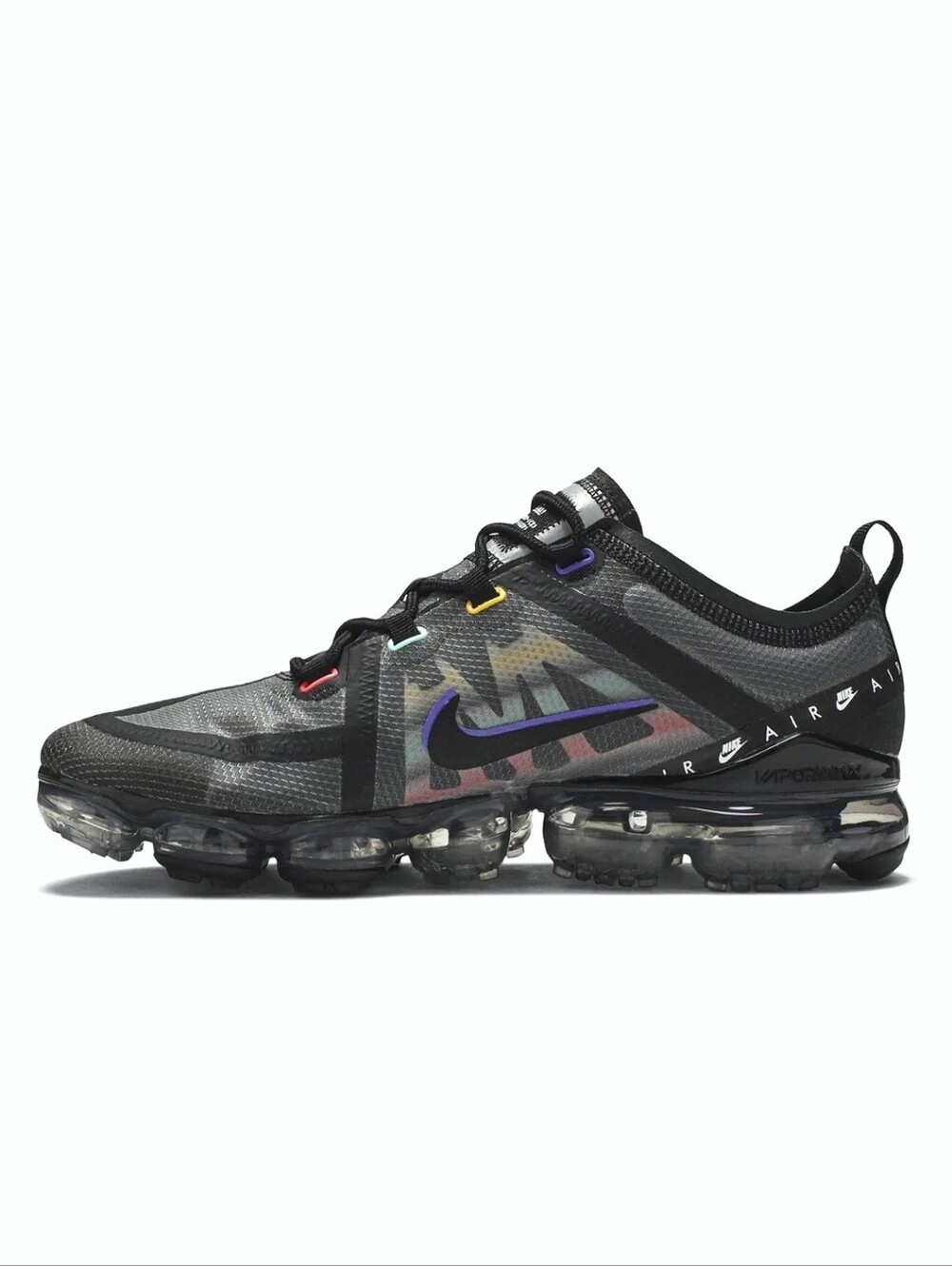 NIKE Air VaporMax 2019 SE Black Multi 'Windbreaker' Men's US 11
